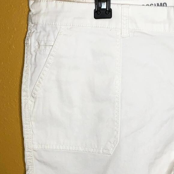 Mossimo White Mid-Rise Midi Shorts 18 New - Picture 3 of 6